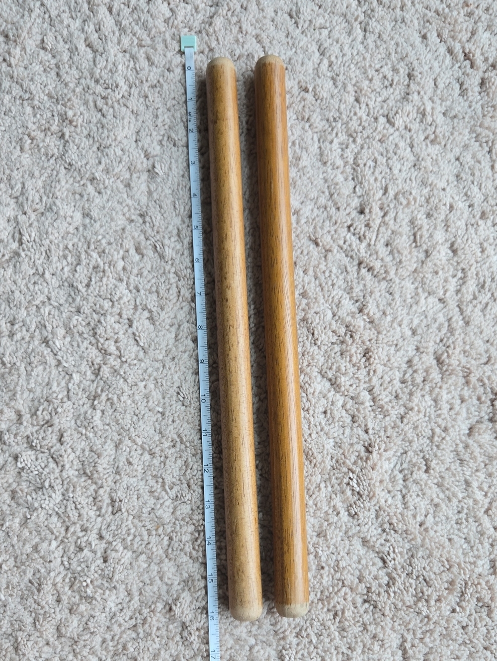 Pair of Wooden Taiko Bachi Drumsticks